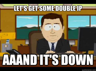 And its gone