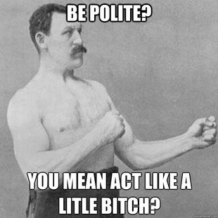 overly manly man
