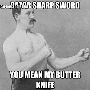 overly manly man