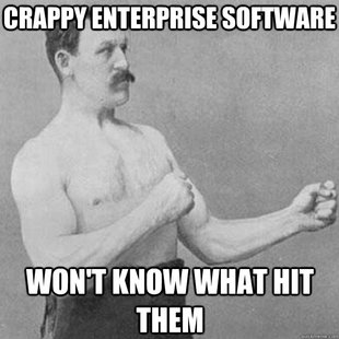 overly manly man