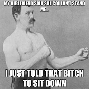 overly manly man