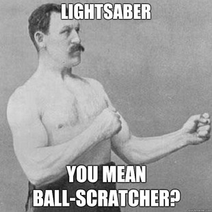 overly manly man