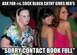 Cock-block Cathy