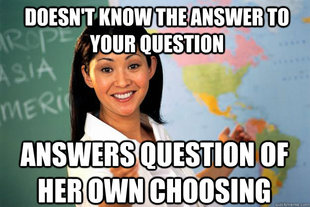 Unhelpful High School Teacher