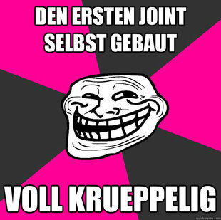Troll face pink