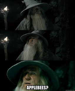 Confused Gandalf
