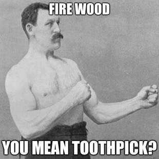 overly manly man