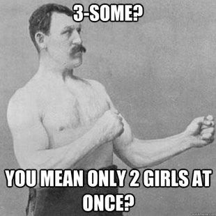 overly manly man