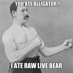 overly manly man