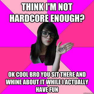 Idiot Nerd Girl
