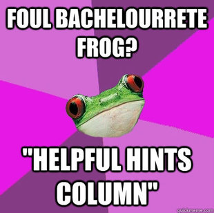 Foul Bachelorette Frog