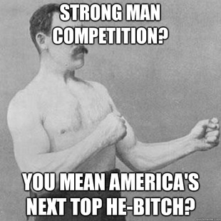 overly manly man