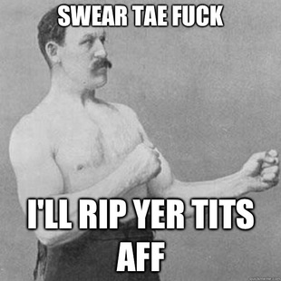 overly manly man