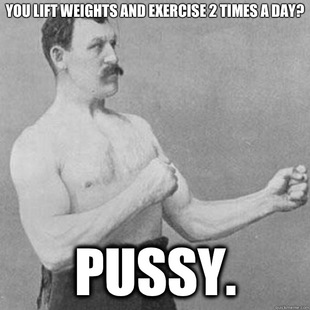 overly manly man