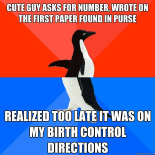 Socially awesome awkward penguin