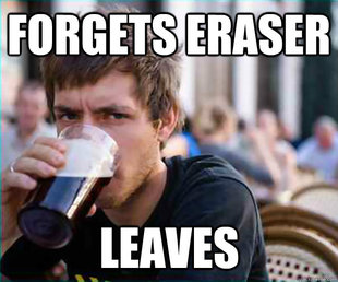 Lazy College Senior