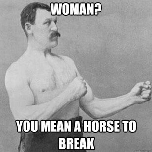 overly manly man