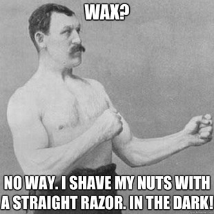 overly manly man