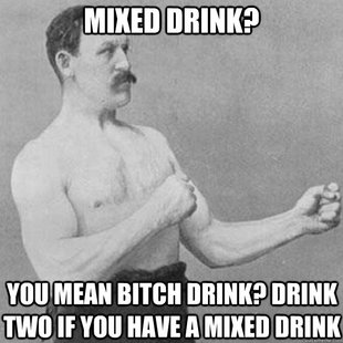overly manly man