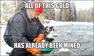 Depressed Gold Miner