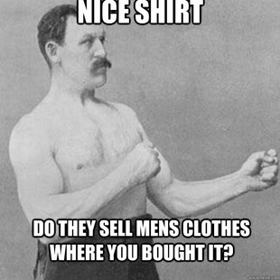 overly manly man