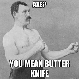 overly manly man
