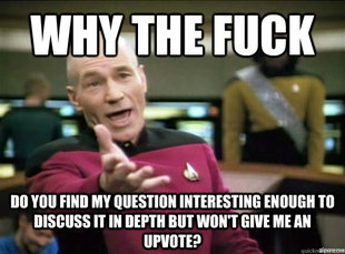 why the fuck picard