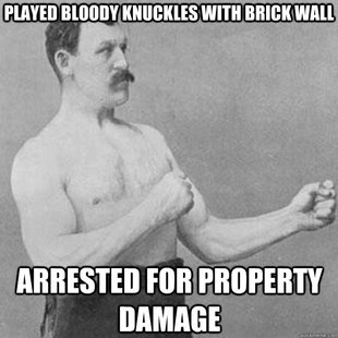 overly manly man