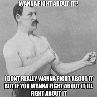 overly manly man