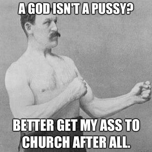 overly manly man