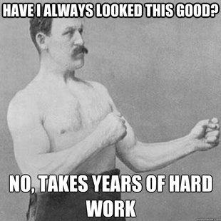 overly manly man
