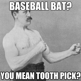 overly manly man