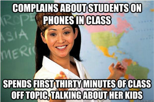 Scumbag Teacher