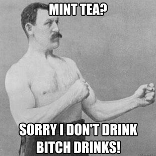 overly manly man