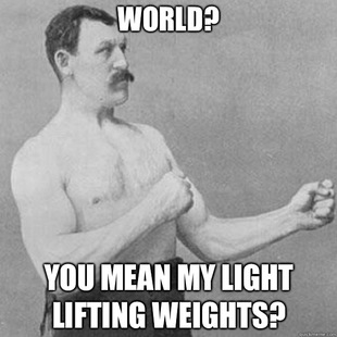 overly manly man