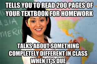 Unhelpful High School Teacher