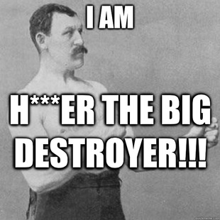 overly manly man