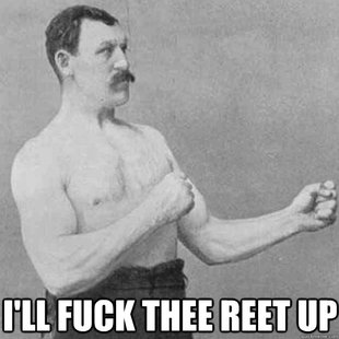 overly manly man