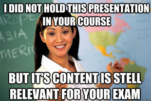 Unhelpful High School Teacher