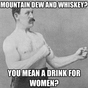 overly manly man