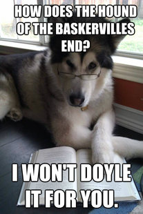 Condescending Literary Pun Dog