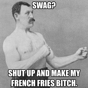 overly manly man
