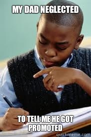 Succesful Black Mans son