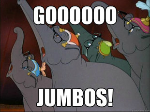 Hipster Dumbo Elephants