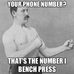 overly manly man