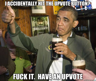 Upvoting Obama