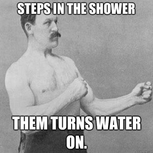 overly manly man