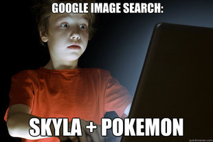 scared first day on the internet kid