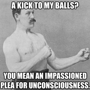 overly manly man