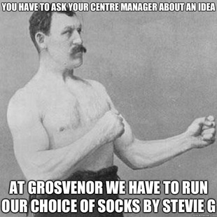 overly manly man